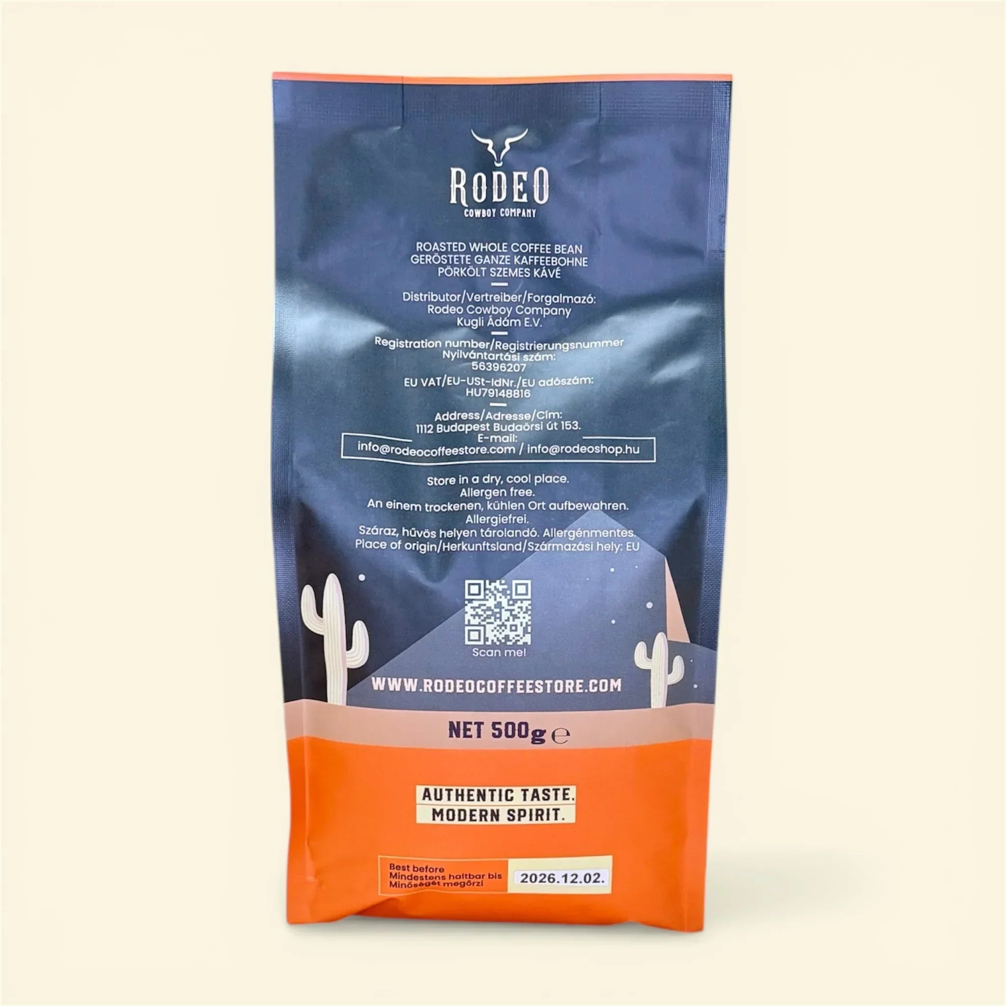 NEVADA DOUBLE whole bean coffee 2x500g